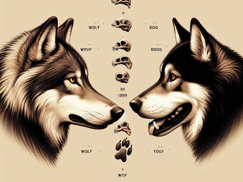 dogs evaluation from wolves