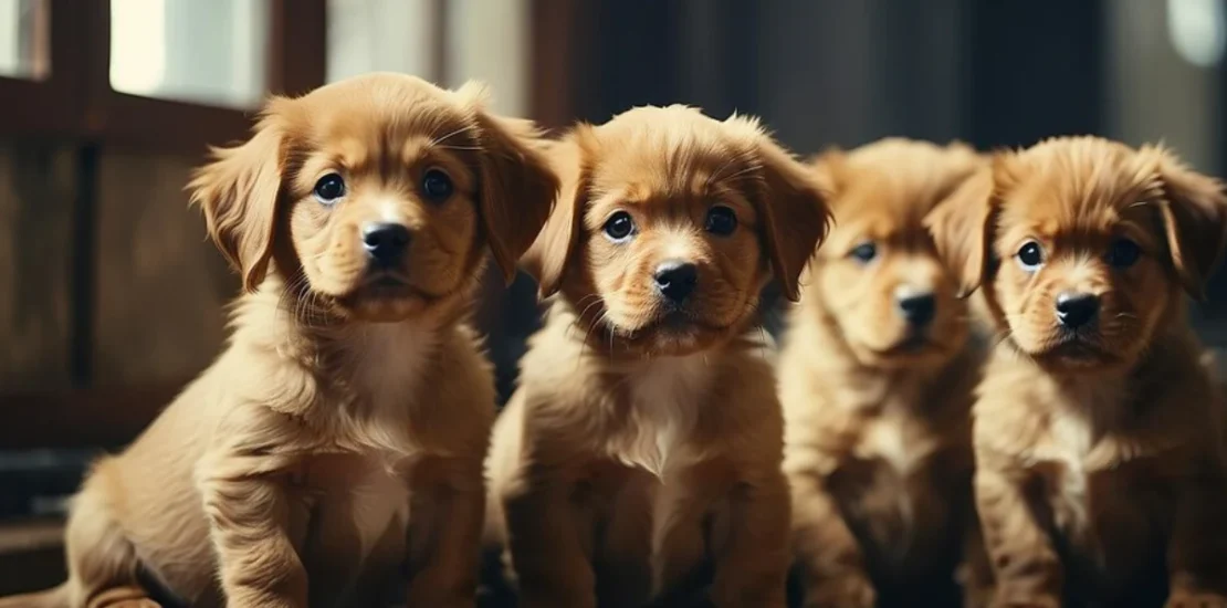 Young dog standing tall, exploring the question 'When Do Dogs Stop Growing?' and factors affecting growth in dogs.